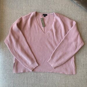 J Crew Pink Cropped Sweater | Size XL